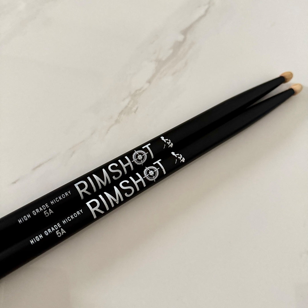 5A 5AX Rimshot Drumsticks Hickory