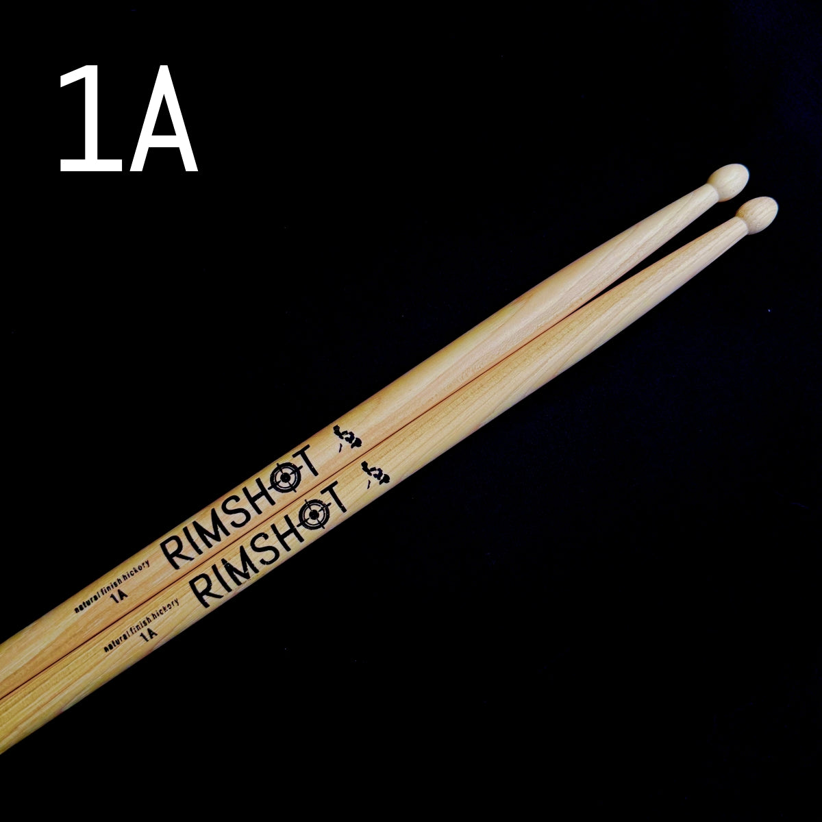 1A Rimshot Drumsticks Hickory