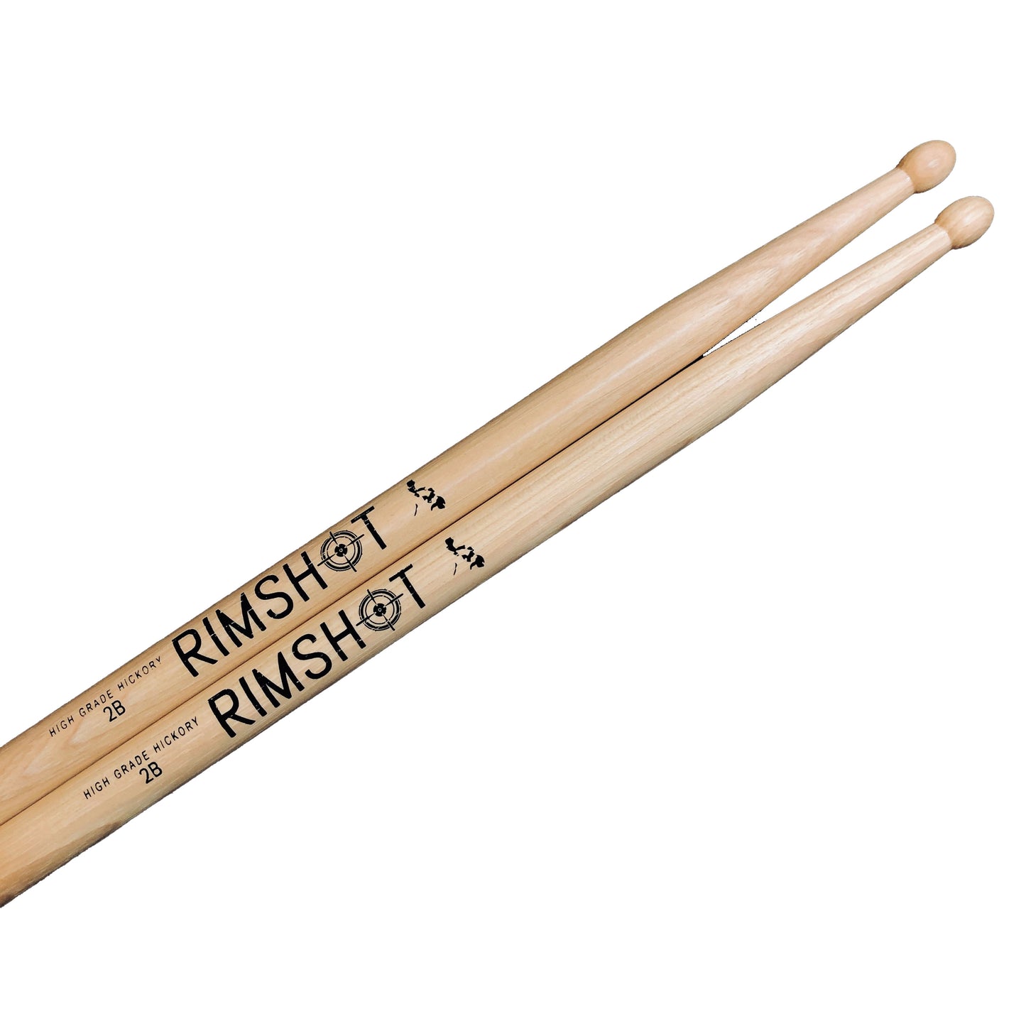 2B Rimshot Drumsticks Hickory