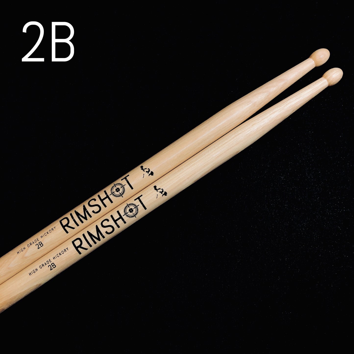 2B Rimshot Drumsticks Hickory