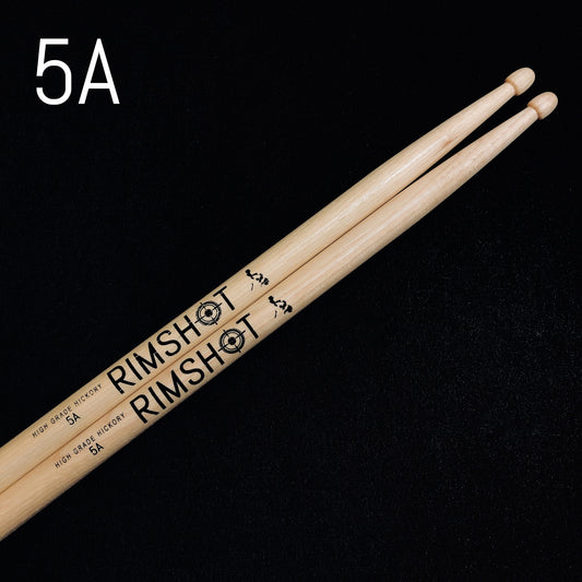 5A 5AX Rimshot Drumsticks Hickory