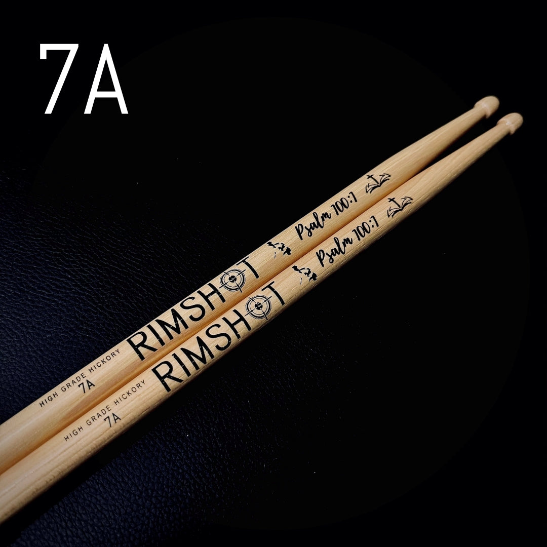 Limited Psalm 7A 5A 5B Rimshot Drumsticks