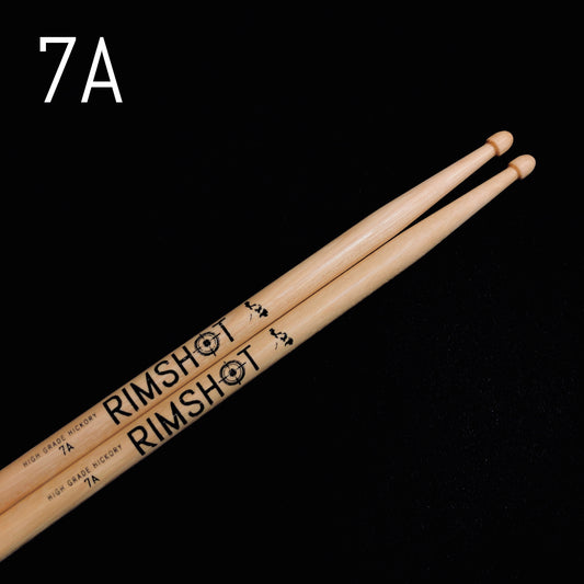 7A Rimshot Drumsticks Hickory