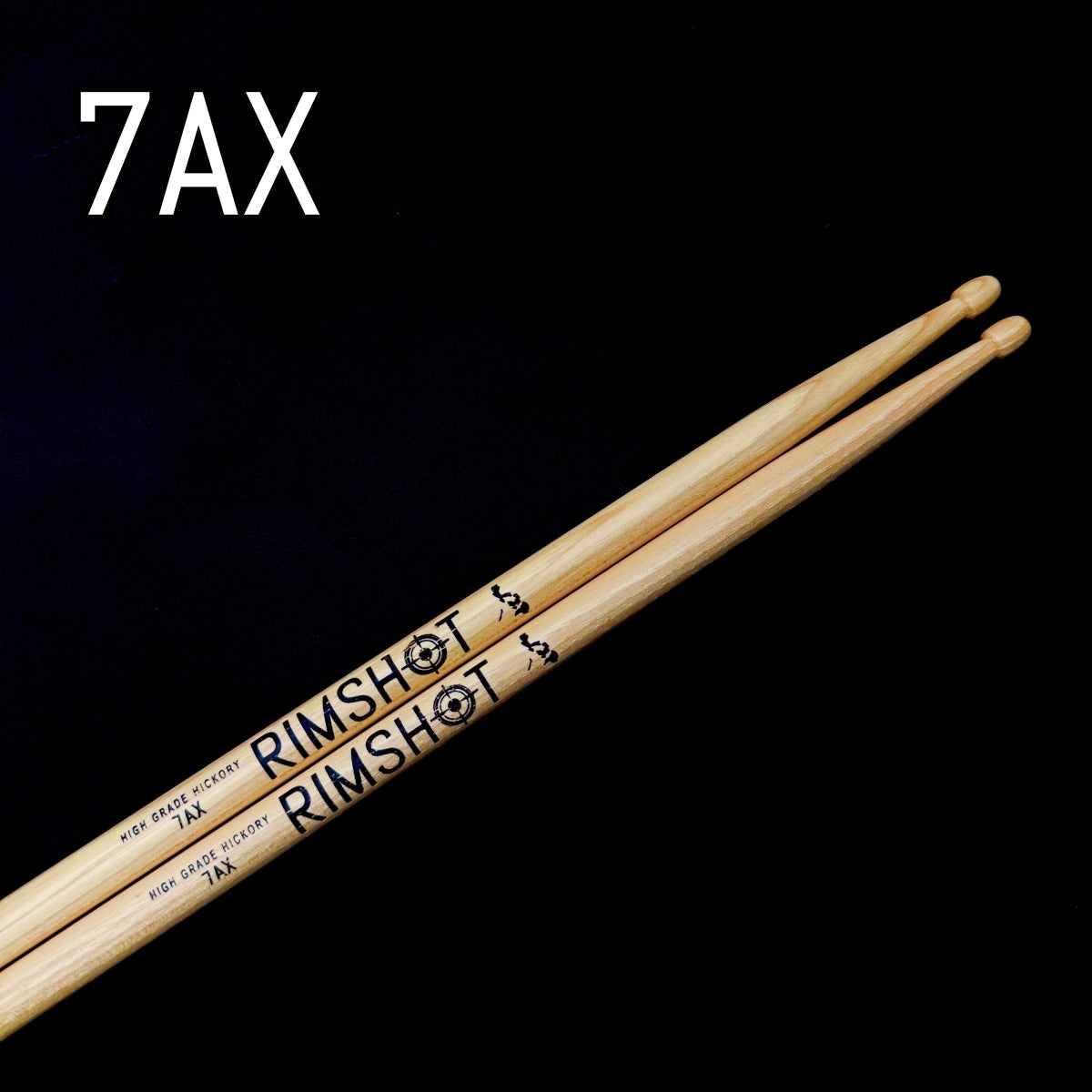 7A 7AX Rimshot Drumsticks Hickory