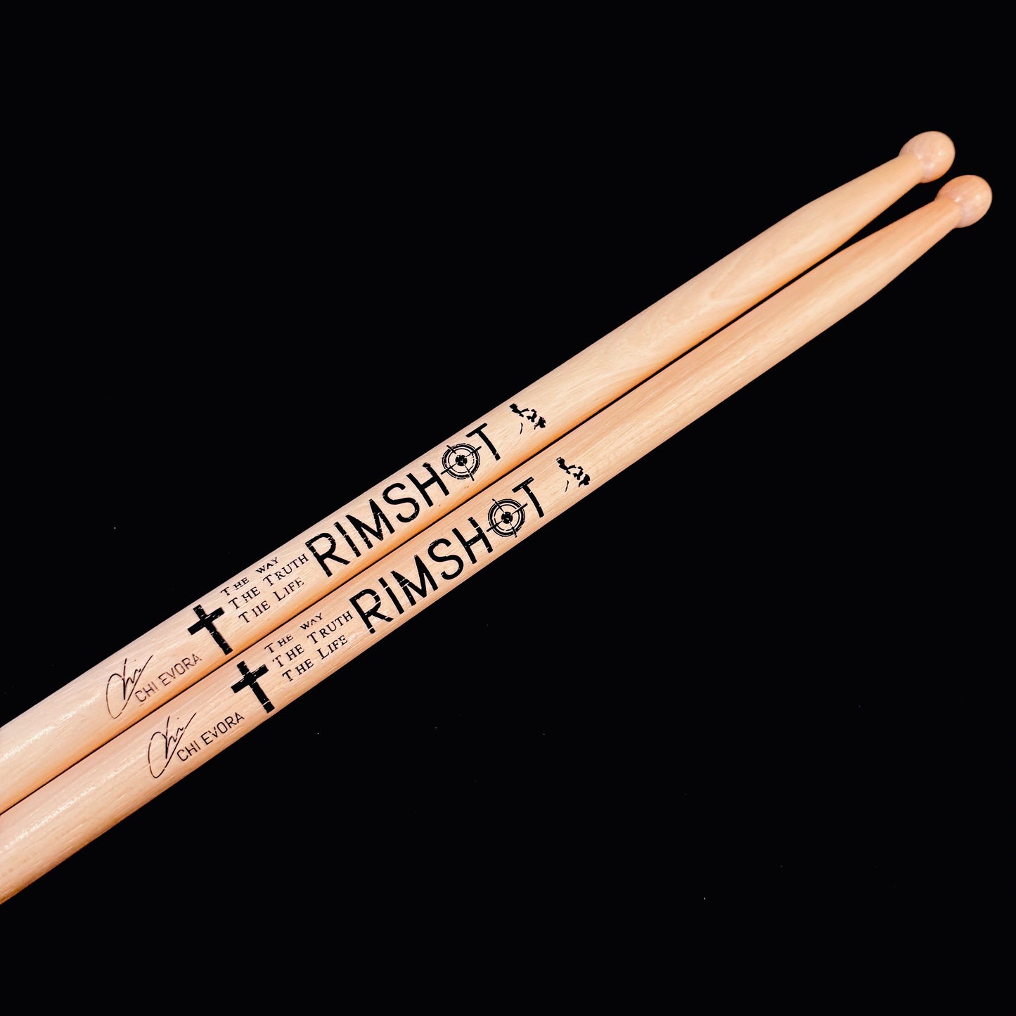 Chi Evora Signature Rimshot Drumsticks Hickory