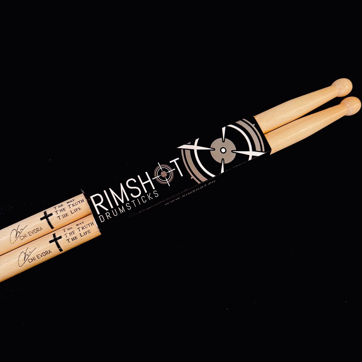Chi Evora Signature Rimshot Drumsticks Hickory