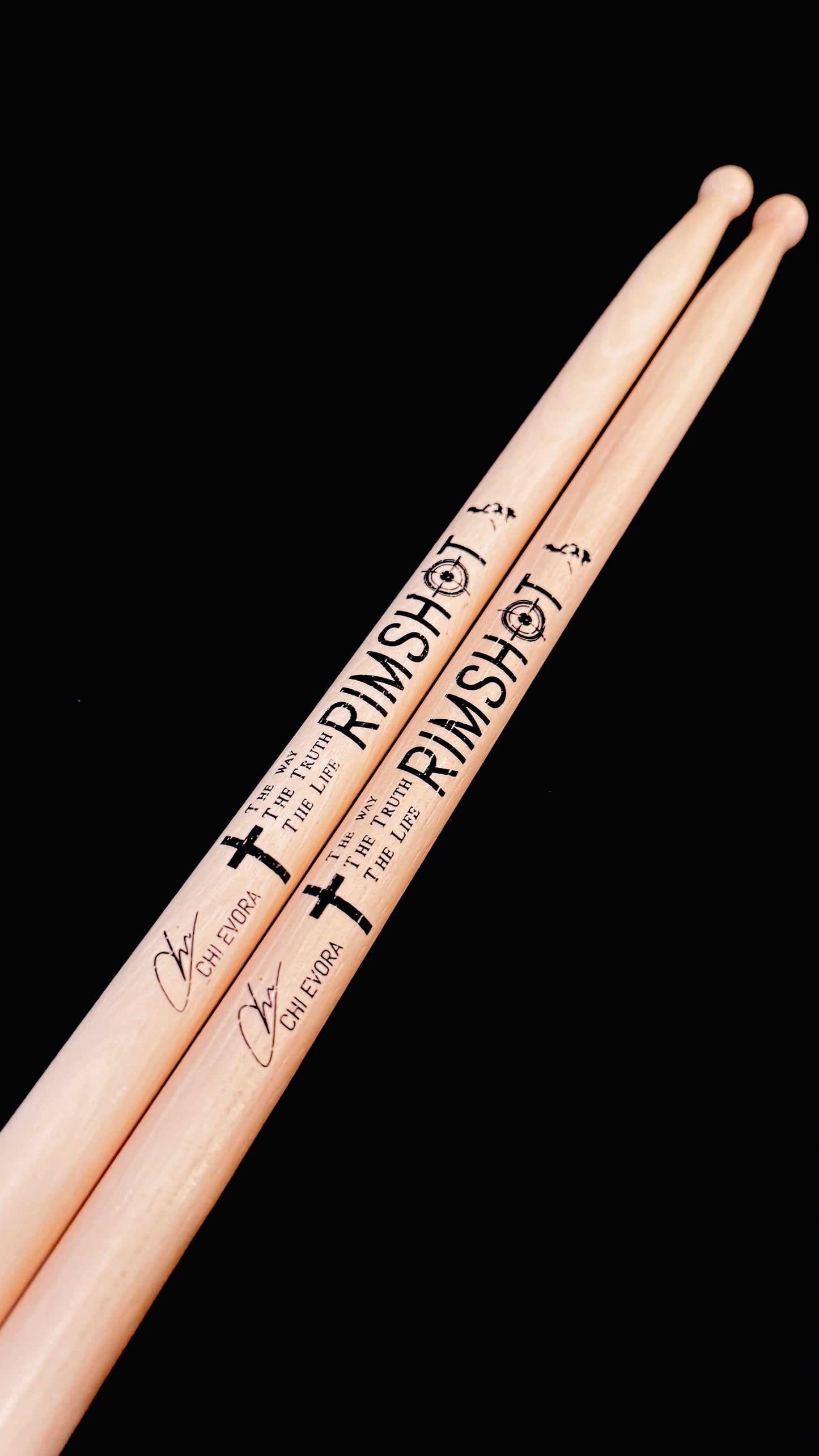 Chi Evora Signature Rimshot Drumsticks Hickory