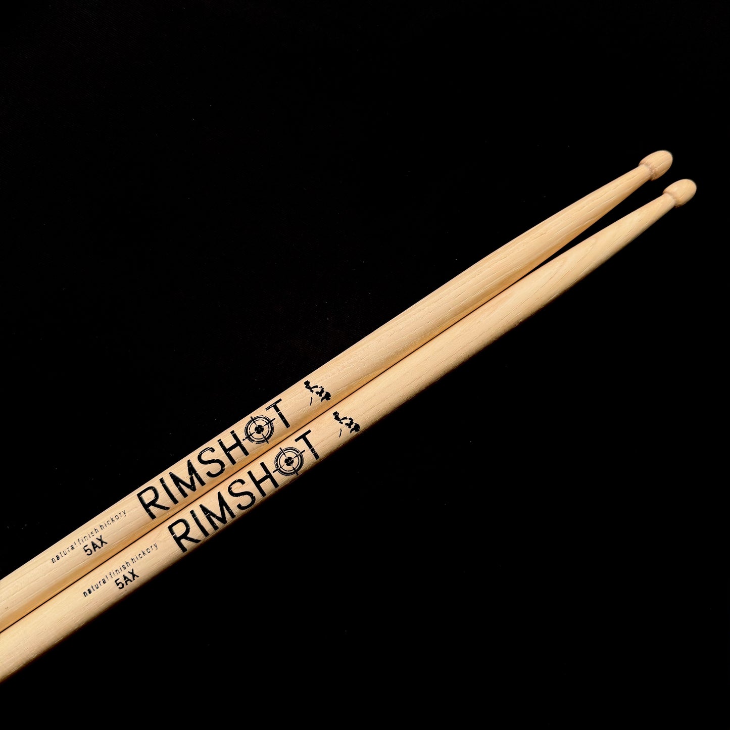 5A 5AX Rimshot Drumsticks Hickory