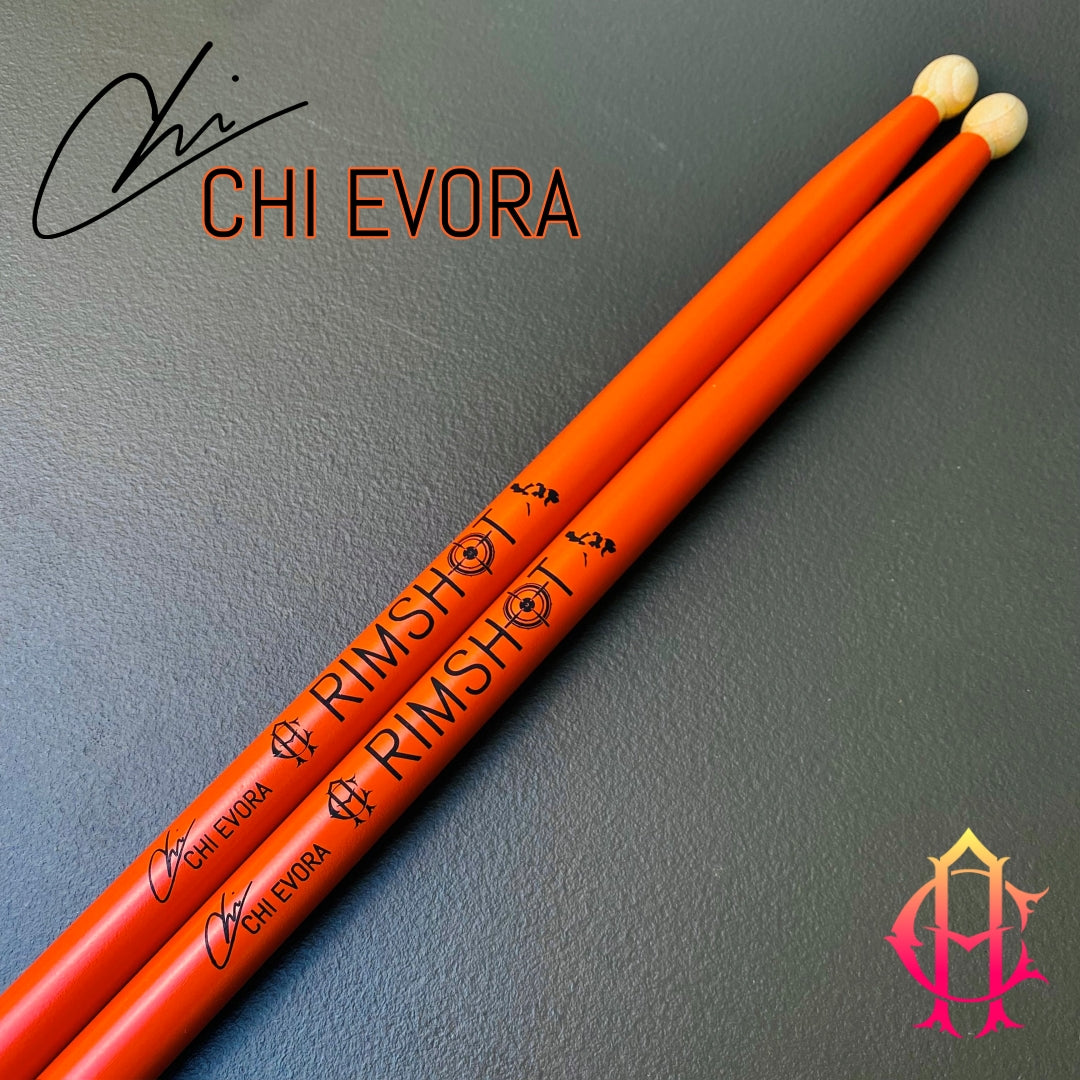 Chi Evora Signature Rimshot Drumsticks Hickory