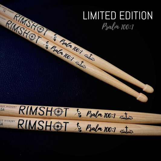 Limited Psalm 7A 5A 5B Rimshot Drumsticks